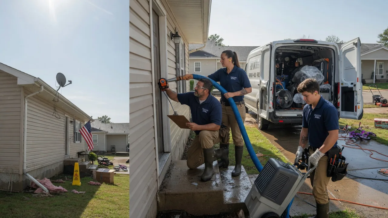 Ceiling Water Damage Restoration in Waldo, WI near me